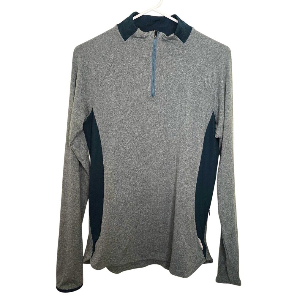 REI 1/4 Zip Lightweight‎ Forrest Green Active Pullover Medium